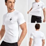 5 Pack Men’s Active Quick Dry Crew Neck T Shirts | Athletic Running Gym Workout Short Sleeve Tee Tops Bulk
